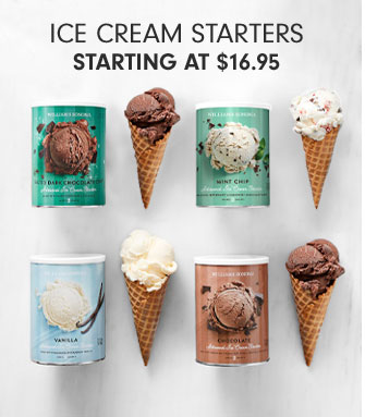 Ice Cream Starters Starting at $16.95