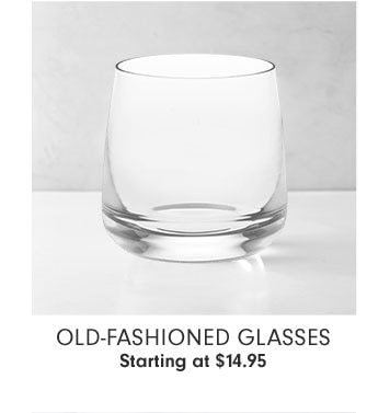 Old-Fashioned Glasses Starting at $14.95