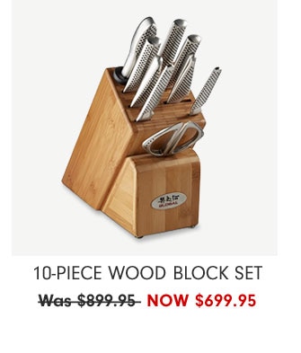 10-Piece Wood Block Set Now $699.95