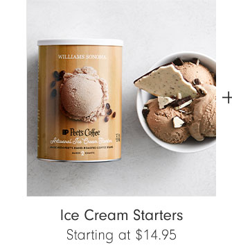 Ice Cream Starters Starting at $14.95