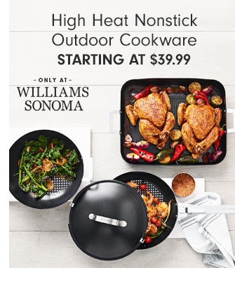 High Heat Nonstick Outdoor Cookware Starting at $14.95