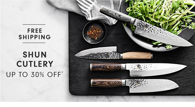 SHUN CUTLERY UP TO 30% OFF*