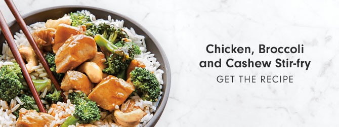 Chicken, Broccoli and Cashew Stir-fry - Get the recipe