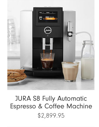 JURA S8 Fully Automatic Espresso & Coffee Machine $2,899.95