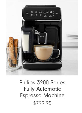 Philips 3200 Series Fully Automatic Espresso Machine $799.95