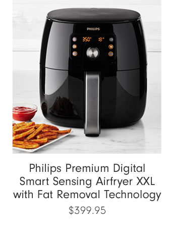 Philips Premium Digital Smart Sensing Airfryer XXL with Fat Removal Technology $399.95