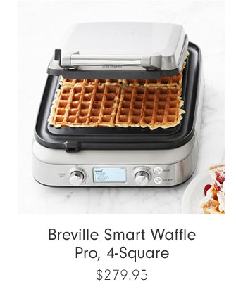 Breville Smart Waffle Pro, 4-Square $279.95