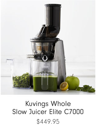 Kuvings Whole Slow Juicer Elite C7000 $449.95