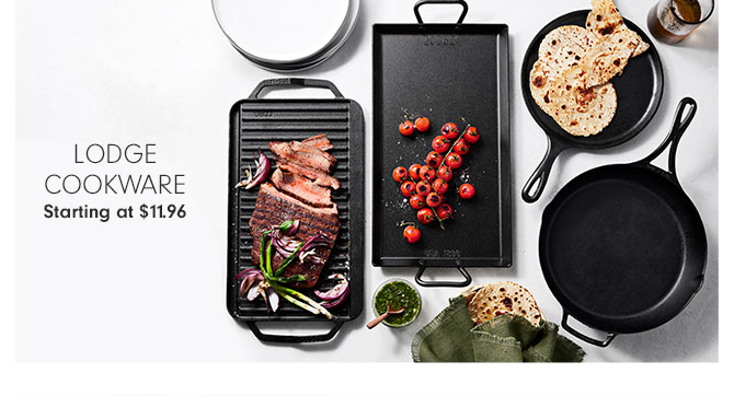 Lodge Cookware Starting at $11.96