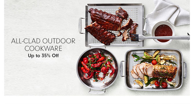 All-Clad Outdoor cookware Up to 35% Off