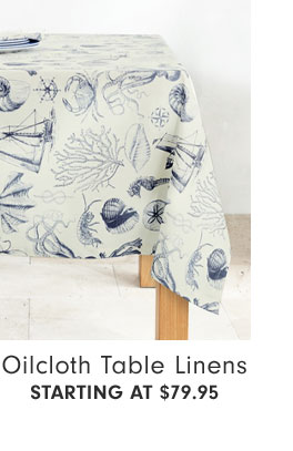 Oilcloth Table Linens STARTING AT $79.95