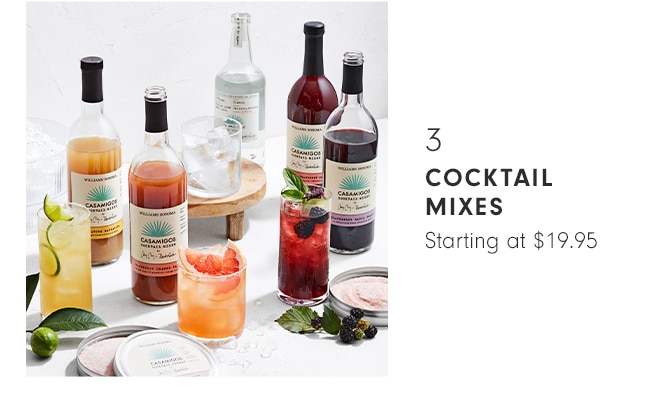 COCKTAIL MIXES - Starting at $19.95