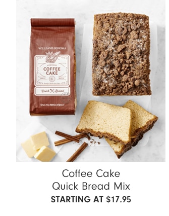 Coffee Cake Quick Bread Mix - Starting at $17.95