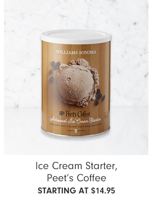 Ice Cream Starter, Peet’s Coffee - Starting at $14.95