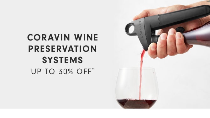 Coravin Wine Preservation Systems Up to 30% Off*