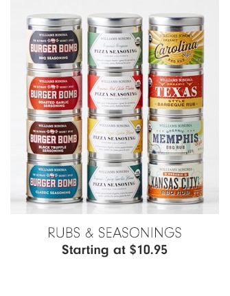 Rubs & Seasonings - Starting at $10.95