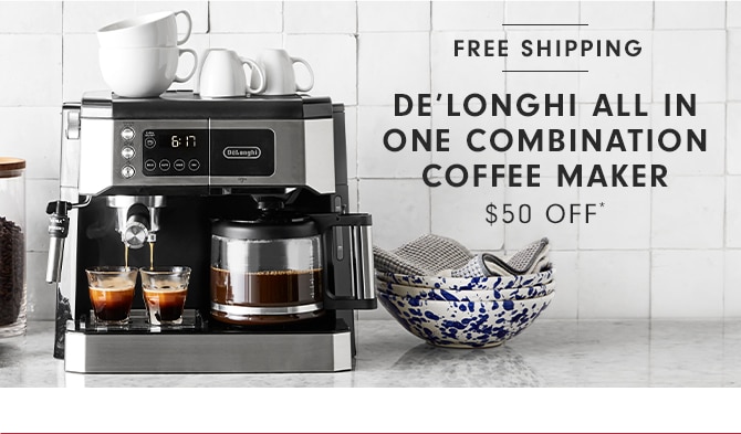 DE’LONGHI ALL IN ONE COMBINATION COFFEE MAKER - $50 OFF*
