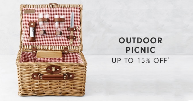 OUTDOOR PICNIC - UP TO 15% OFF*