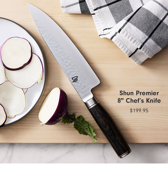 Shun Premier 8" Chef’s Knife $199.95