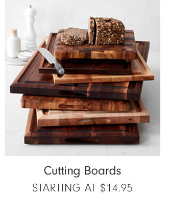 Cutting Boards Starting at $14.95