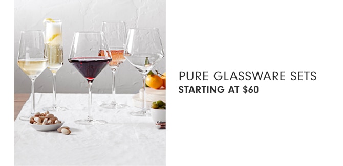 PURE GLASSWARE SETS