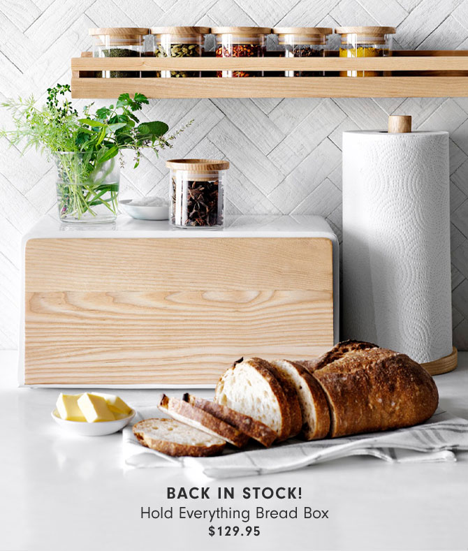 Back in Stock! Hold Everything Bread Box $129.95