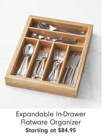 Expandable In-Drawer Flatware Organizer Starting at $84.95