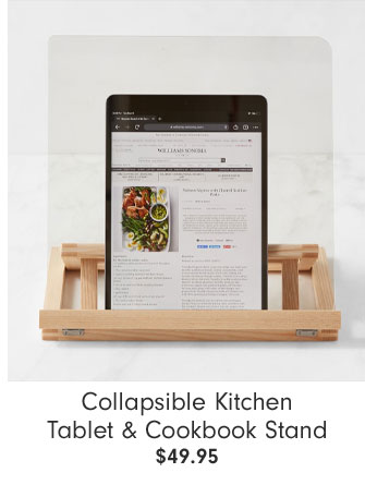 Collapsible Kitchen Tablet & Cookbook Stand $49.95