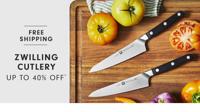 Zwilling Cutlery Up to 40% off*