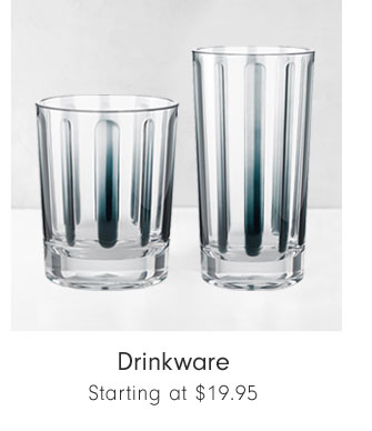 Drinkware Starting at $19.95