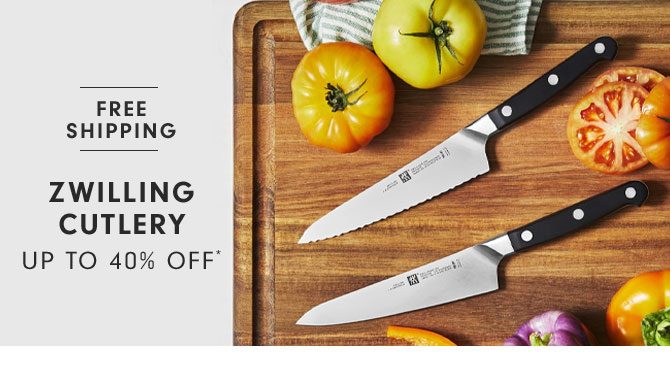 Zwilling Cutlery Up to 40% off*