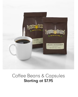 Coffee Beans & Capsules - Starting at $7.95