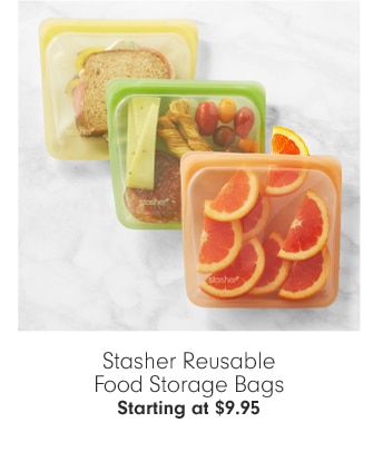 Stasher Reusable Food Storage Bags - Starting at $9.95