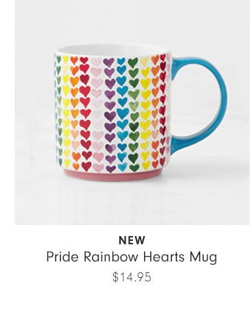 Pride Rainbow Hearts Mug - $14.95