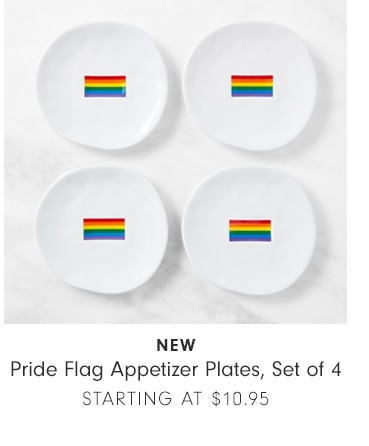 Pride Flag Appetizer Plates, Set of 4 - starting at $8.21