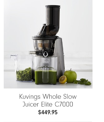 Kuvings Whole Slow Juicer Elite C7000 - $449.95