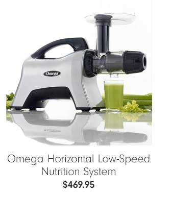 Omega Horizontal Low-Speed Nutrition System - $469.95