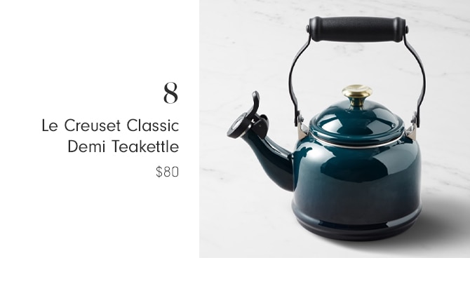 8 Le Creuset Classic Demi Teakettle $80 