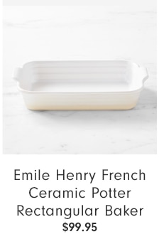 Emile Henry French Ceramic Potter Rectangular Baker - $99.95