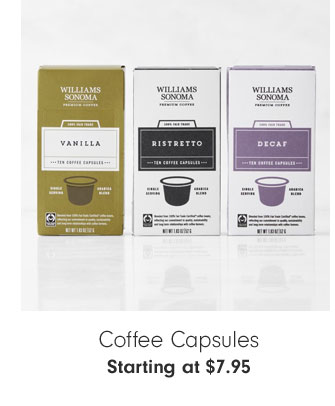 Coffee Capsules Starting at $7.95