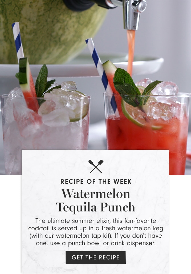 RECIPE OF THE WEEK - Watermelon Tequila Punch - GET THE RECIPES