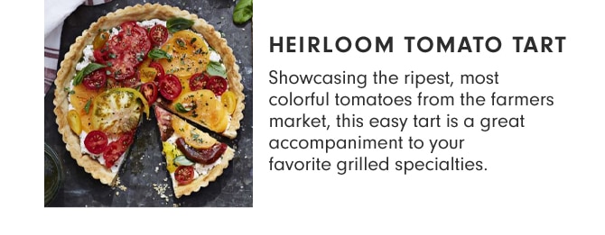 HEIRLOOM TOMATO TART