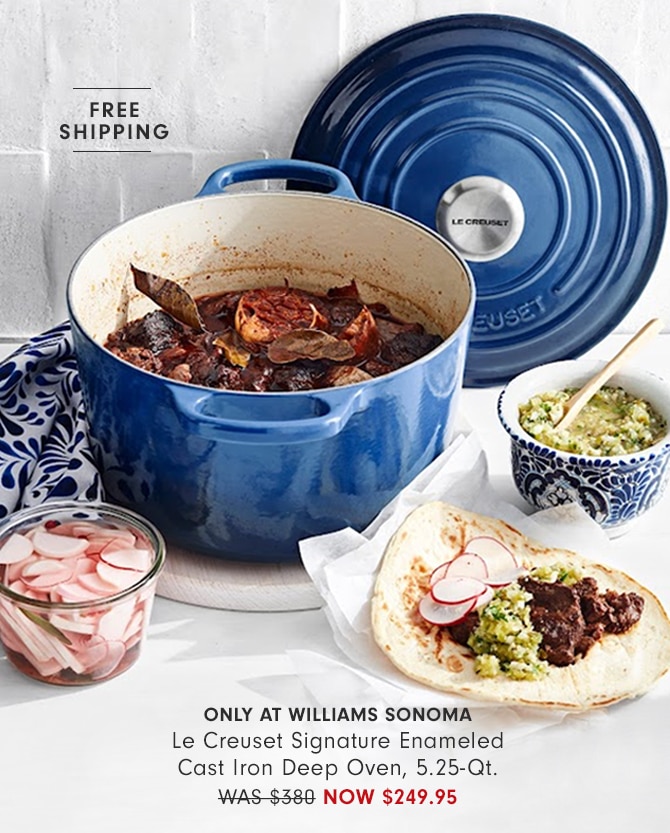 Le Creuset Signature Enameled Cast Iron Deep Oven, 5.25-Qt. - Now $249.95