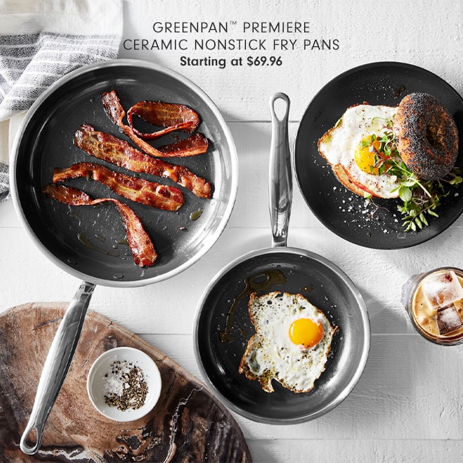 GreenPan™ Premiere Ceramic Nonstick Fry Pans - Starting at $59.95