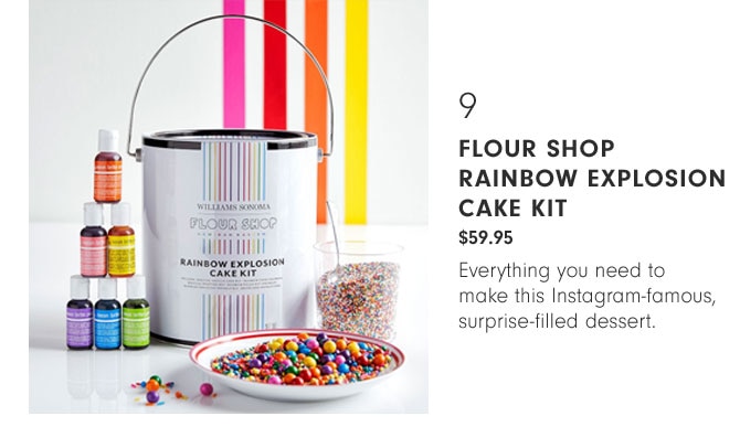 9 Flour Shop Rainbow Explosion Cake Kit $59.95