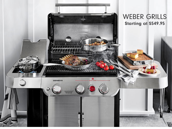 Weber Grills Starting at $549.95