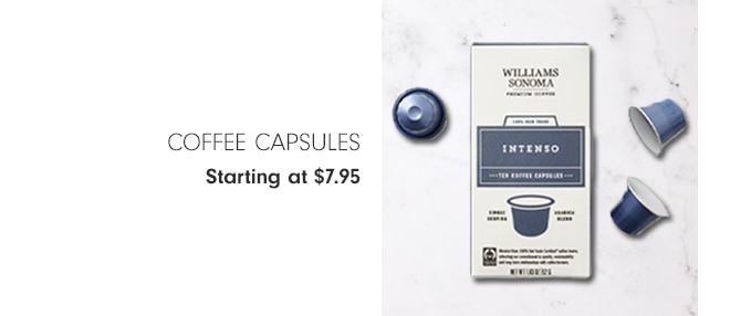 COFFEE CAPSULES - Starting at $7.95