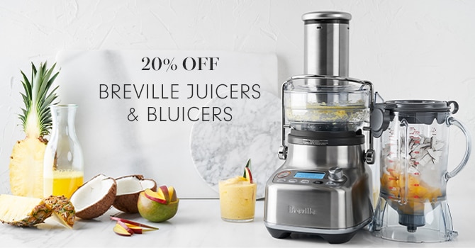 20% OFF BREVILLE JUICERS & BLUICERS