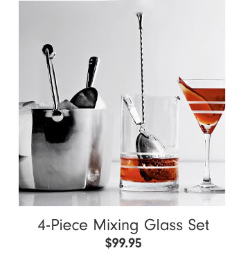 4-Piece Mixing Glass Set $99.95