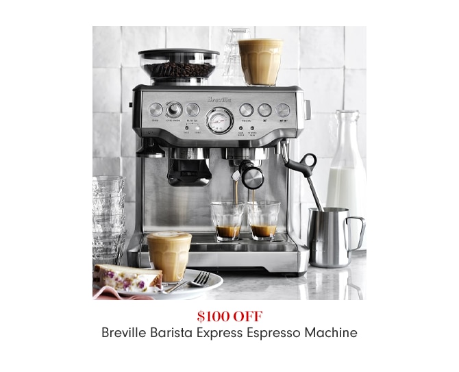 $100 OFF - Breville Barista Express Espresso Machine